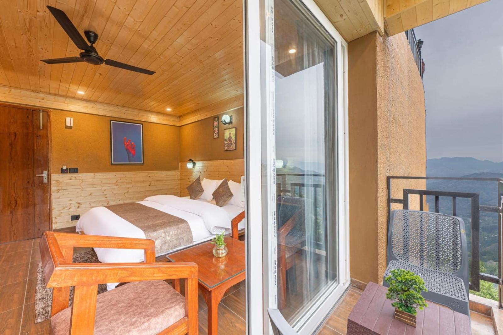 The Countryside Retreat I Vacations I Conference I Mice I Family Events I Open Air Terrace I Sky Bonfire I Kufri By Exotic Stays Shimla Bagian luar foto
